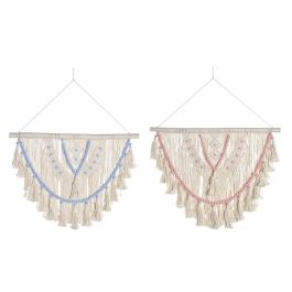 Decoracion Colgante Boho DKD Home Decor Rosa Azul 3 x 85 x 70 cm (2 Unidades) Precio: 60.88999994. SKU: S3029238