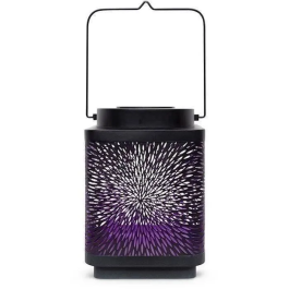 Garden Id Linterna solar Attract Morado 11 x 11 h15 cm 70703189 Autonomía 6-8 horas Móvil Botón encendido/apagado