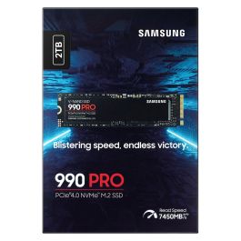 Samsung Disco SSD 990 PRO 2TB M.2 2280 PCIe Gen4 NVMe 2.0 Compatible PS5 y PC MZ-V9P2T0BW