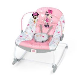 Transat Bright Stars Disney Baby Minnie - Evolutif - 2 Posiciones de inclinación - 61 x 86 x 71 cm - Multicolor rosa - nacimientos