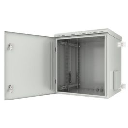 Lanview Armario Rack 19'' 12U 600x600mm Mural para Montaje en Pared con Puerta de Cristal Templado y Ventilación Pasiva/Activa
