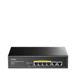 Cudy FS1006P switch Fast Ethernet (10/100) Energía sobre Ethernet (PoE) Negro Precio: 24.50000014. SKU: B19F8T84FW