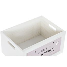 Cesta Ropa Kids DKD Home Decor Blanco Rosa 30 x 55 x 40 cm Set de 5 Cesta Ropa Kids DKD Home Decor Blanco Rosa 30 x 55 x 40 cm Set de 5