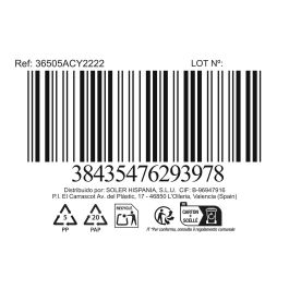 Inde Cesta Cónica de Mimbre Cuadrada con Asa 22 cm x 22 cm x 8 cm (12 Unidades)