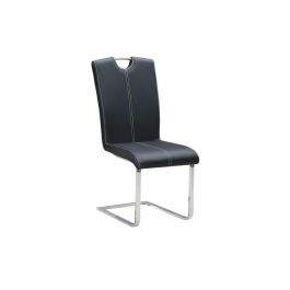 DKD Home Decor Silla de Comedor Moderna | Negro | Materiales: Metal, PU | Dimensiones: 59 cm (Ancho) x 45 cm (Profundo) x 102 cm (Alto) Precio: 92.7899995. SKU: S3041851