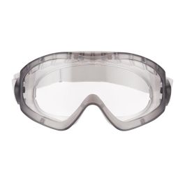 3M 2890 Gafas de Seguridad Panorámicas, Lente Incolora, Protección contra Líquidos e Impactos, Marco Flexible