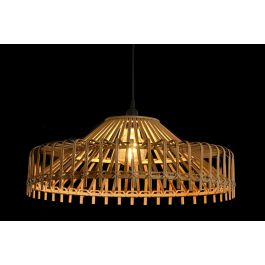 DKD Home Decor Lámpara de Techo Bambu Marron 61 x 31 x 61 cm