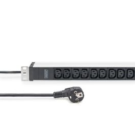 Digitus 1U PDU 12xC13 Salidas 230V/16A color Negro
