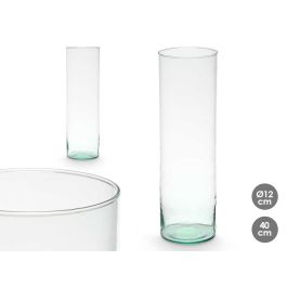 Jarron Vidrio Reciclado Cilindro 12X40Cm Giftdecor (6 Unidades) Precio: 30.50000052. SKU: B1KFCFNWLT