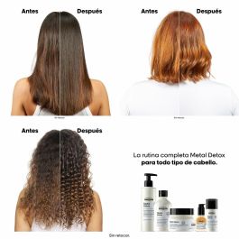 L'Oréal Professionnel Paris METAL DETOX Mascarilla para Cabello dañado 150 ml - Tratamiento profesional para color y decoloración