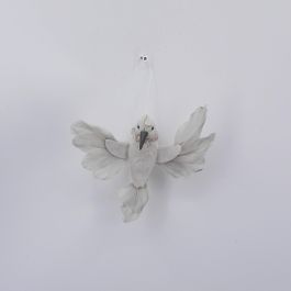DKD Home Decor Decoración Colgante Navidad Alpina Pájaros Espuma Poliéster Blanco Beige 8x15x16cm Pack 12 Unidades Surtido Aleatorio DKD Home Decor Decoración Colgante Navidad Alpina Pájaros Espuma Poliéster Blanco Beige 8x15x16cm Pack 12 Unidades Surtido Aleatorio
