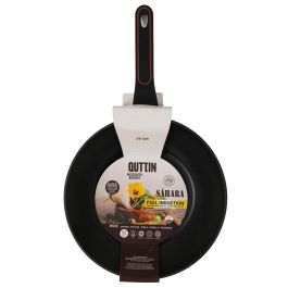 Wok de aluminio forjado 28 cm Full Sahara Quttin (6 Unidades) Wok de aluminio forjado 28 cm Full Sahara Quttin (6 Unidades)