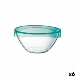 Ensaladera Luminarc Keep'n Lagon Transparente Con Tapa Vidrio Ø 17 cm (6 Unidades)