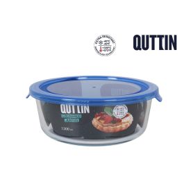 Fiambrera Redonda con Tapa Azul 20.5 cm Quttin (6 Unidades) Precio: 22.68999986. SKU: B1CSQ3JDS2