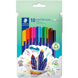 Staedtler Rotulador Triplus Color 323 Triangular, Punta Fibra 1.0 mm, Estuche 10 Colores Surtidos Precio: 4.49999968. SKU: B18Q6X9YMT