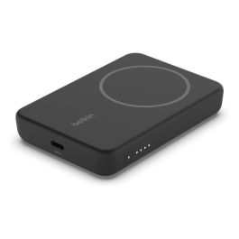 Belkin Cargador Inalambrico Power Bank 5000 mAh con USB-C Negro Carga Rápida Magnética