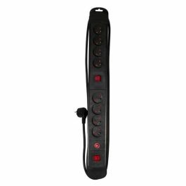 Chacon Regleta Multitoma 8 Tomas 16A con 2 Interruptores, Protección Sobrecarga, Cable 1.5m, Negro Precio: 25.4999998. SKU: B1EJRQZ7BP