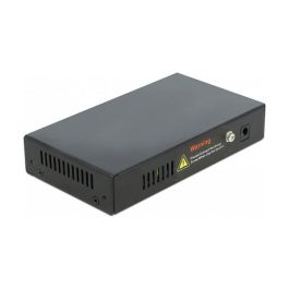 DeLOCK Conmutador Gigabit Ethernet Switch 4 Puertos PoE + 1 Ranura SFP, IEEE 802.3at, Sin Ventilador, Negro