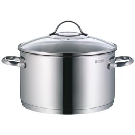 WMF Provence Plus - Set de Ollas y Cacerolas: Olla Baja 2.5L, Ollas Altas 1.9L, 3.3L, 5.7L y Cazo 1.7L, Plata