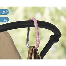 Mosquetón Rosa Estrellas