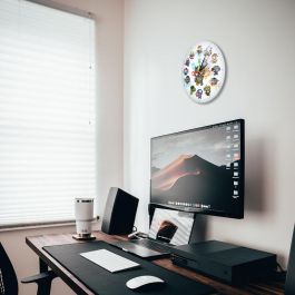 ERT GROUP Reloj de Pared Avengers Marvel, 30.5cm, Mecanismo Silencioso y Esfera Brillante