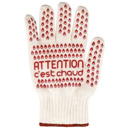 Cook Concept Guante Resistente Al Calor con Silicona Antideslizante, hasta 250 grados, Talla Única, se adapta a ambas manos, 17x1,7 cm; h.27cm