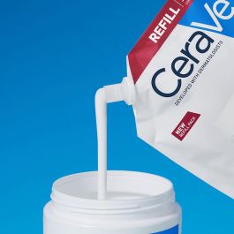 Cerave Crema Hidratante Piel Seca a Muy Seca Recarga 454 gr con 3 Ceramidas Esenciales y Tecnología MVE