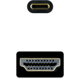 Cable Conversor Nanocable 10.15.5105/ USB Tipo-C Macho - HDMI Macho/ 5m/ Negro Cable Conversor Nanocable 10.15.5105/ USB Tipo-C Macho - HDMI Macho/ 5m/ Negro
