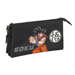 SAFTA Portatodo Dragon Ball triple con 3 compartimentos separados y bolsillo interior con cremallera 22x3x12cm Precio: 12.94999959. SKU: B14J5N7D82
