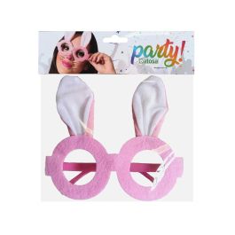 Gafas Conejo Rosa Mujer Adulto para Fiestas y Disfraces