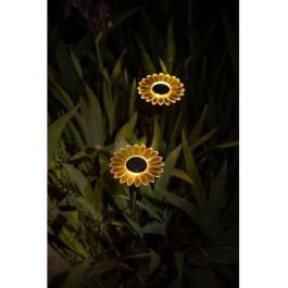 Decoración de luz solar GALIX G4460 - Forma de girasol - Al 44 cm