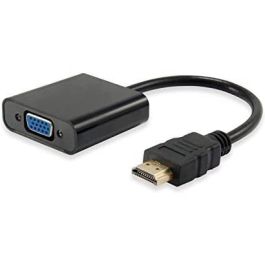 Nilox Cable Adaptador HDMI Macho a VGA Hembra Negro - Conecta dispositivos HD a pantallas VGA Precio: 7.79000057. SKU: S5610860
