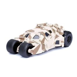 Coche metal batmóvil camuflaje 2008 el caballero oscuro incluye figura de batman de metal 7 cm escala 1:24 Coche metal batmóvil camuflaje 2008 el caballero oscuro incluye figura de batman de metal 7 cm escala 1:24