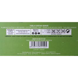 Tabla de cortar y servir de bambú 38x30 cm Quttin (12 Unidades) Tabla de cortar y servir de bambú 38x30 cm Quttin (12 Unidades)