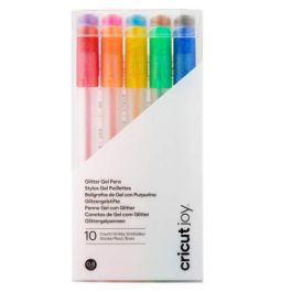Cricut 2009964 bolígrafo de gel Bolígrafo de gel con tapa Negro, Marrón, Verde, Azul claro, Naranja, Púrpura, Rojo, Amarillo 10 pieza(s)