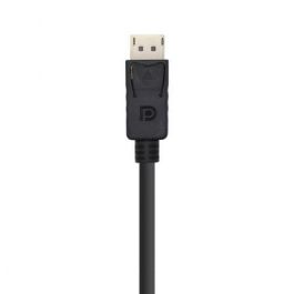 Aisens Cable DisplayPort V1.2 4K@60Hz DP-M a DP-M Negro 5.0M - Compatible con 3D, Alta Definición de Audio