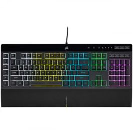 Corsair K55 RGB PRO Teclado Gaming USB Español con Retroiluminación RGB, Anti-Ghosting, Reposamuñecas, Resistente Salpicaduras IP42 Precio: 132.88999966. SKU: B1JNDD536Z