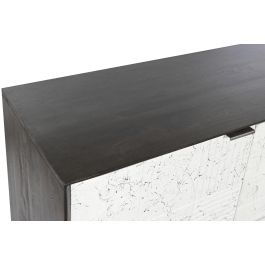 DKD Home Decor Buffet Moderno Marrón Oscuro y Blanco de Madera de Mango 150x43x80 cm con 3 Cajones, 2 Puertas y 2 Estanterías Desmontable Precio: 561.89000021. SKU: S3044252