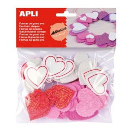 Apli Formas Goma Eva Adhesivas Corazones Con Purpurina Colores Surtidos -52U- Precio: 2.59000016. SKU: B12ZJSMF47