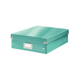 Caja Para Almacenamiento Leitz Click&Store Organizadora 85% Carton Reciclado Mediana 280X100X370 Mm Turquesa Precio: 18.69000001. SKU: B1KLWDVTDK