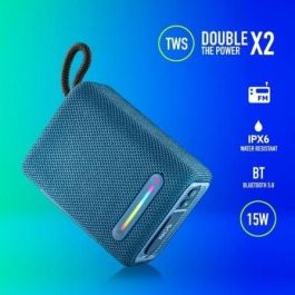 Altavoz con Bluetooth NGS Roller Furia 1/ 15W/ 2.0/ Azul Altavoz con Bluetooth NGS Roller Furia 1/ 15W/ 2.0/ Azul