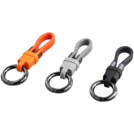 4smarts 541385 Cable USB-C a USB-C Plano 0.3m Negro/Gris/Naranja Set de 30 Unidades