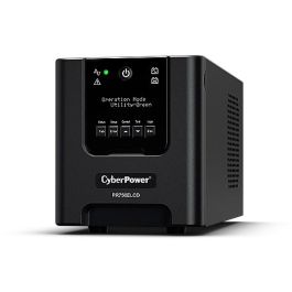 CyberPower PR750ELCD SAI Línea Interactiva 750VA 675W Onda Senoidal Pura 6 Salidas Formato Torre para Servidores