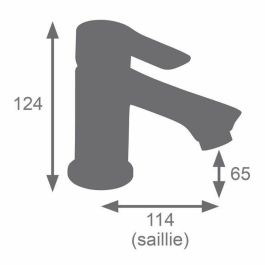 Edouard Rousseau AUC3047404060145 Grifo Mezclador Infrarrojo para Fregadero, Cromo, Ahorro de Agua, Máxima Higiene