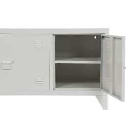 Mueble de TV Home ESPRIT Blanco Metal 120 x 40 x 58 cm Mueble de TV Home ESPRIT Blanco Metal 120 x 40 x 58 cm