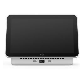 Logitech Logi Dock Flex Blanco, Estación Base Administrada con Bluetooth 5.0, Ethernet Gigabit, Wi-Fi 802.11ac y Pantalla de 8" 1280x800