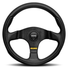 Volante Momo Team 280 mm Cuero Perforado Negro MOM11102632812R Volante Momo Team 280 mm Cuero Perforado Negro MOM11102632812R