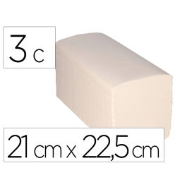 Bunzl Greensource Toalla Secamanos Hidrosoluble Celulosa Blanco Plegado en V 3 Capas 21x22,5 cm Caja 15 Paquetes Precio: 68.4999997. SKU: B1ARBRDNWY