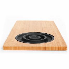 Jocca Tabla de cortar de bambú con colador 1633N Negro