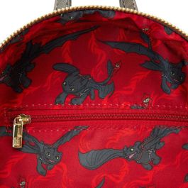 Loungefly Mochila Desdentao Como Entrenar a Tu Dragon Cuero Vegano 22,5x25x11,25cm